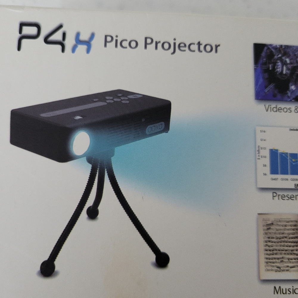 AAXA Technologies Black P4 X Projector with Accessories